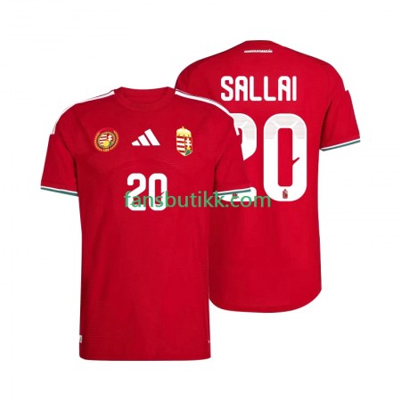 Fotballdrakt Ungarn Sallai 20 World Cup Hjemmetrøye 2026 Kortermet